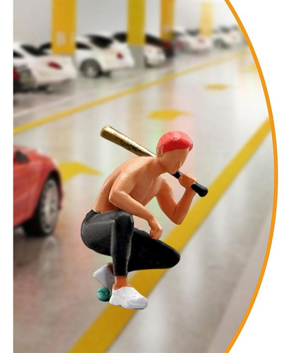 1/64 Figura En Miniatura Figura De Béisbol Modelo De Figura