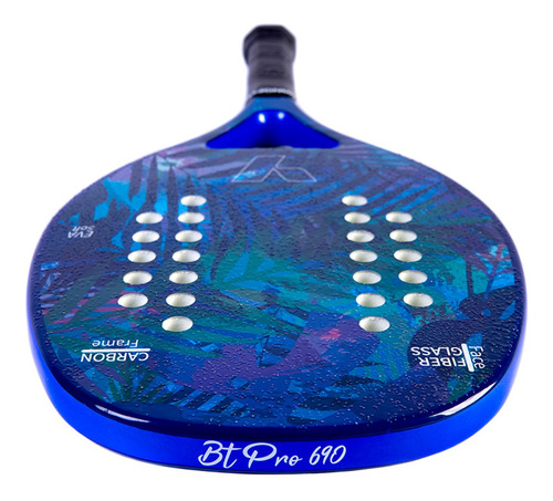 Raquete Beach Tennis Carbono E Fibra De Vidro Com Capa Yangfit