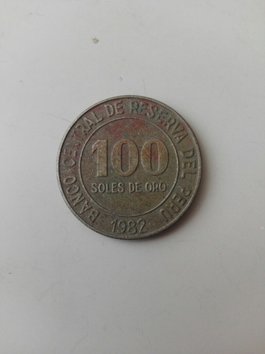 Moneda 100 Soles De Oro De   1982 Antigua Del Peru  