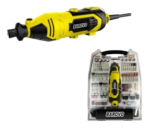 Imagen 4 de 8 de Minitorno 135 W Mini Torno Maletin 234 Piezas Tripa Flexible Frecuencia 1000 Potencia 135 W