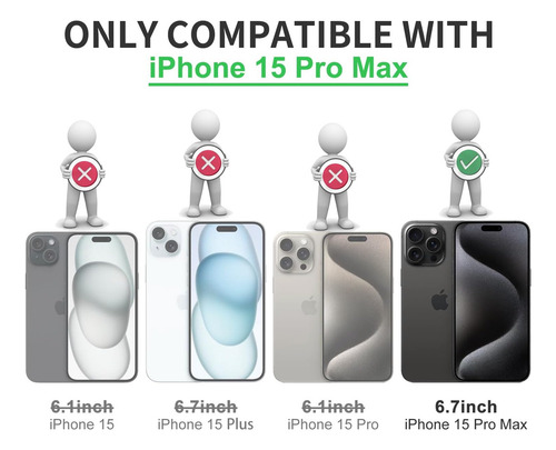 //capa Dinick Para iPhone 15 Pro Max Com Anel Roxo