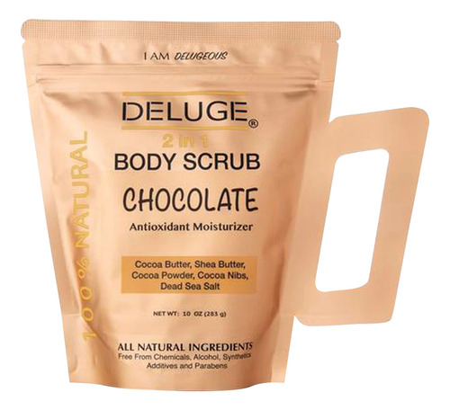 Deluge Exfoliante De Chocolate Para Celulitis Y Estrias, Exf