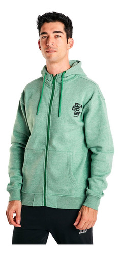 Campera Deportiva Babolat Hombre Jacket Hoodie Blast Verde