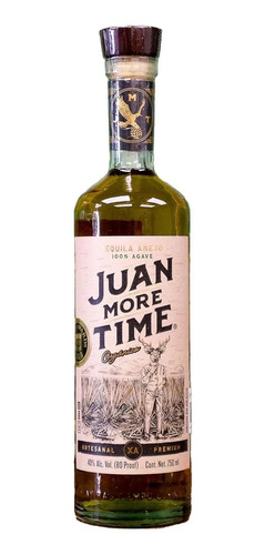 Pack De 12 Tequila Juan More Time Añejo 750 Ml