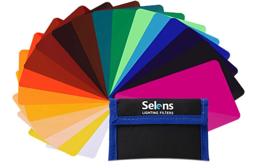 Selens Universal Flash Gels Lighting Filter - Kit De Combina