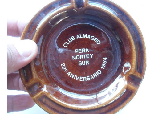 Antiguo Club Almagro Peña 1984 Coleccionable Cenicero 