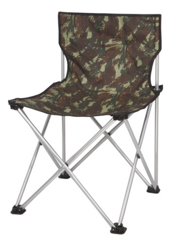 Cadeira Retrátil G Camuflada Com Sacola Para Transporte Jogá