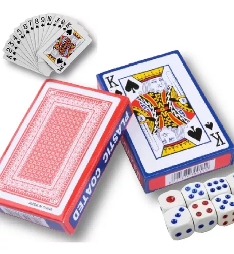 Jogo De Baralho 108 Cartas Em Plástico Poker Truco Magica - mjs