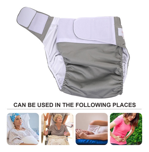 1 Pañal Grande Para Adultos, Reutilizable Y Lavable, Ajustab