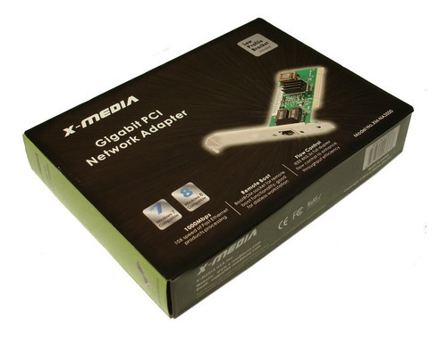 X-media Xm-na3500 Tarjeta De Red Pci Rj45 Ethernet 10/100/10