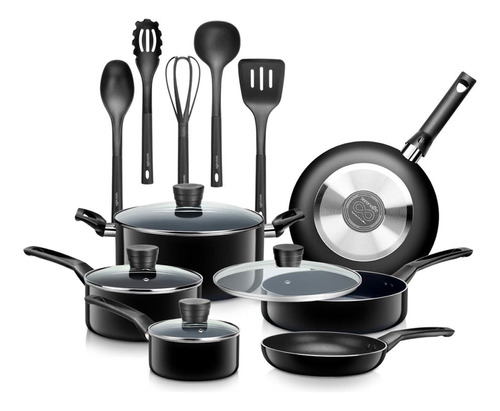 Set 15 Utensilios De Cocina Antiadherentes Serenelife