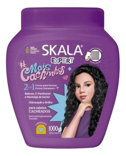 Skala Expert Mascara Capilar Mais Cachinhos 2 En 1 1000 G