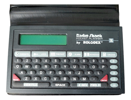 Organizador Electrónico Radio Shack Ec-354 Rolodex 3kbytes