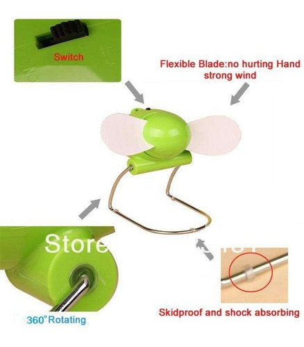 Mini Ventilador Con Usb-colores Variados