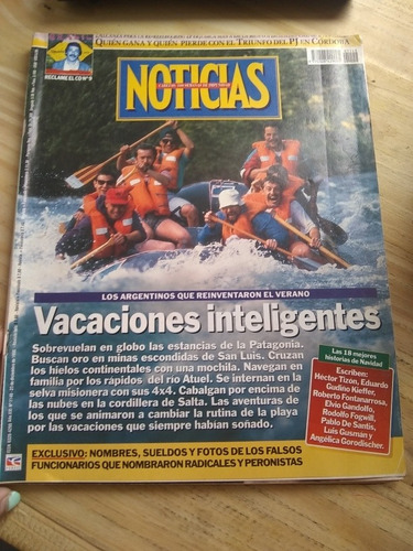 Revista Noticias Menem Clinton 23 12 1998 N1148