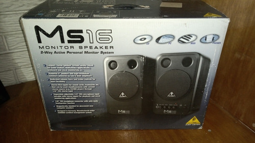 Par De Bocinas Monitor Marca Behringer Ms16