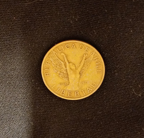 Moneda Chilena De 10 Pesos 1981 Con El Ángel (Usado)