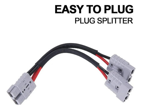 50a Para Conector De Enchufe Anderson, Adaptador Doble Y, Al