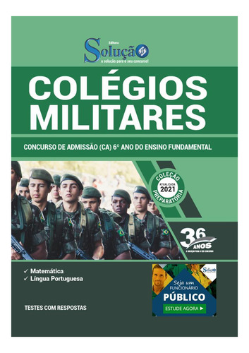 Apostila Colégios Militares - 6º Ano Do Ensino Fundamental