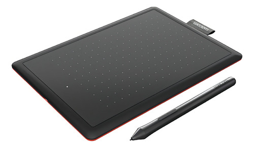 Tableta Wacom One Small Color Negro Y Rojo Ctl-472 Digitaliz