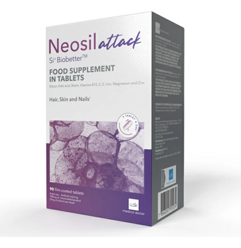 Neosil Attack Cabelo, Pele E Unhas 90 Comprimidos
