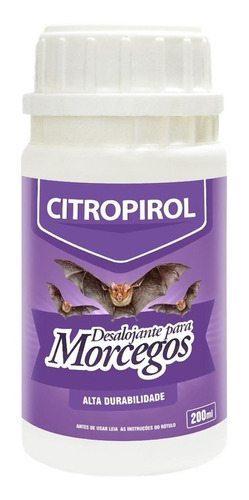 Citropirol 200ml - Afasta Desaloja Repele Espanta Morcegos