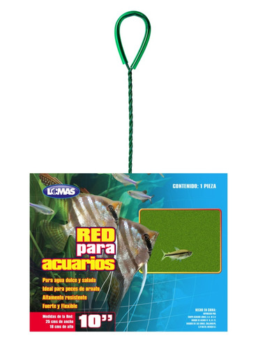 Red De Malla Gruesa 10 Pulgadas Para Peces Acuario