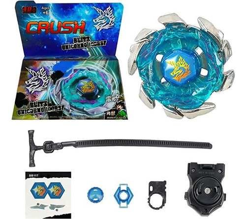 Crush Blades Metal Fusion Starter Set Con 1 Battle Blitz Un