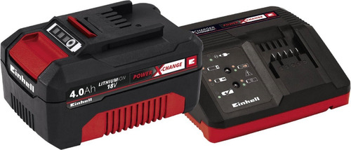 Kit Einhell Cargador Rapido Y Batería Grande 18v  4.0 Amp