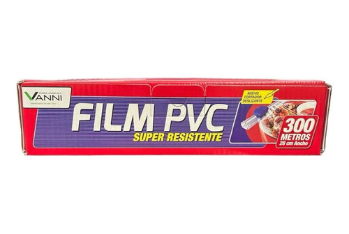 Rollo Film Pvc Transparente Vanni 28cm X 300 Metros - Lireke