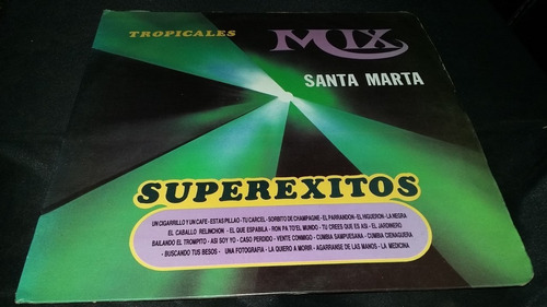 Tropicales Mix Santa Marta Super Exitos Lp Vinilo Cumbia Etc