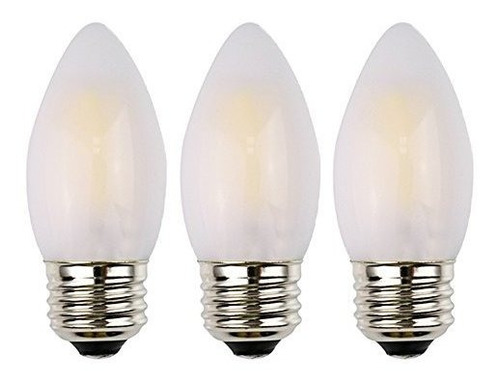 Focos Led - C35 Led Candelabra Bulb, 6w Dimmable, E26 Standa