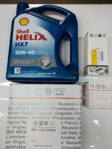 Imagen 1 de 5 de Kit Aceite Y Filtros Fox Suran Trend Voyage Original + Helix