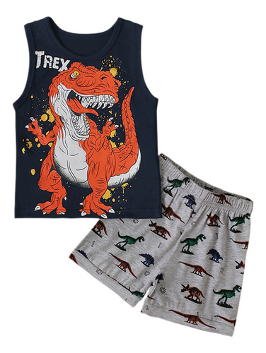 Trajes Para Niños: Tops Con Estampado De Dinosaurios De Vera