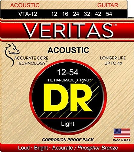 Cuerdas Dr Vta12 Fosforo Bronce Guitarra Acustica Cuerdas,