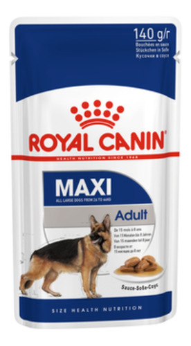 Alimento Royal Canin Maxi Adult Pouch 140gr