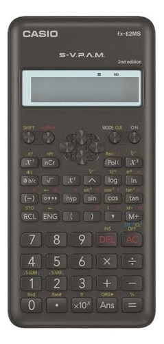 Calculadora Científica Casio F-x82ms 240 Funciones Gris Oscuro (Usado)