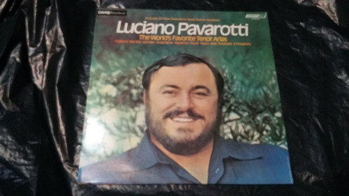 Luicano Pavarotti The Word's Favorite Tenor Arias Lp Clasica