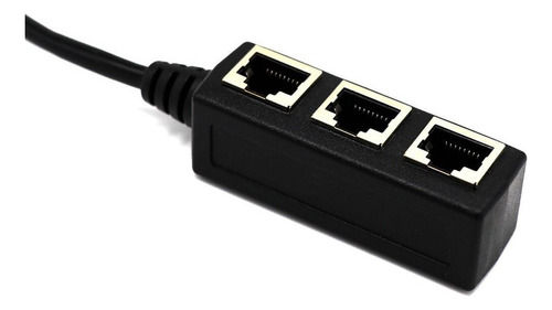 . Divisor De Red Lan Ethernet Hembra Rj45 1 A 3 Adaptador