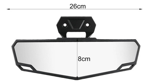 Aa Espejo Retrovisor Central Compatible Con Polaris Rzr