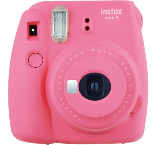Fuji Instax Mini 9 Rosa Flamenco Tipo Polaroid Nueva Oficial