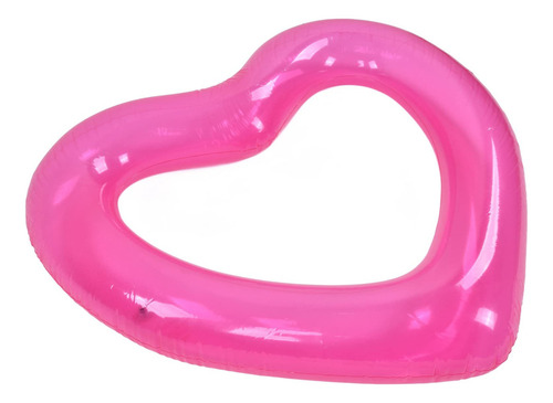 Flotador De Piscina En Forma De Corazón Rosa Para Verano