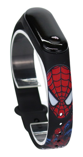 Reloj Spiderman Led Digital Reloj Hombre Araña Contra Agua