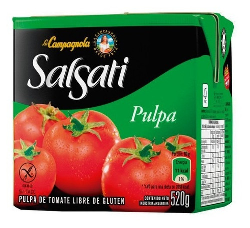 Pulpa De Tomate Salsati La Campagnola Mediano