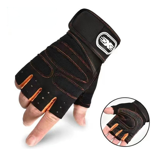 Guantes Medio Dedo Antideslizante Bicicleta Para Gym Unisex