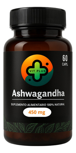 Ashwagandha 60 Cápsulas - 450 Mg Vitplus