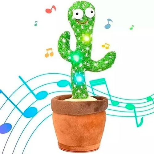 Juguete Cactus Bailando 120 Canciones En Español, Recargable