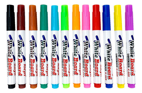 Ba Set De Pintura Al Agua: 12 Bolígrafos Y Cuchara De
