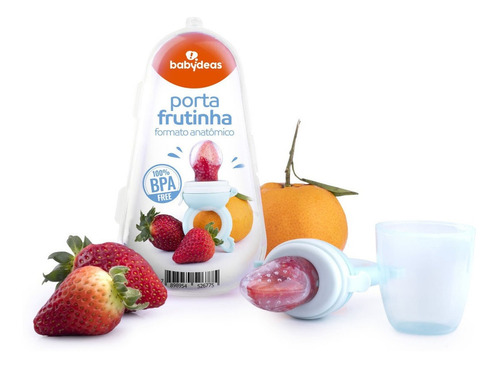 Porta Frutinhas Chupeta Alimentadora Babydeas ® Azul