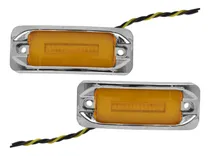 Comprar Par Plafon Lateral Camion Alpha Glo Bisel Ambar 12 Led